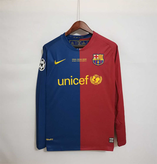 FC Barcelona 08-09 Home Long Sleeve Shirt