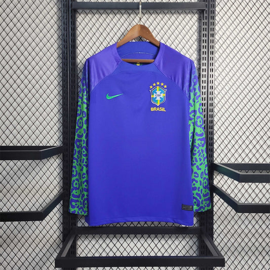 Brazil 2022 Away Long Sleeve Shirt