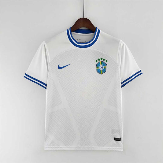 Brazil 2022 White Football Shirt