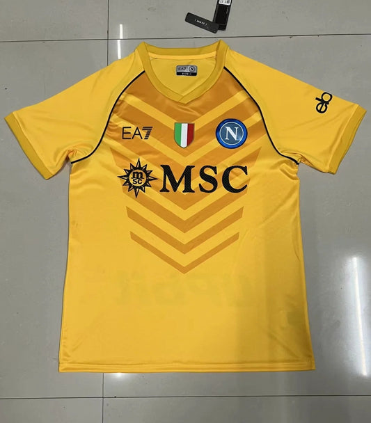 SSC Napoli 23-24 Goalkeeper Shirt Yellow