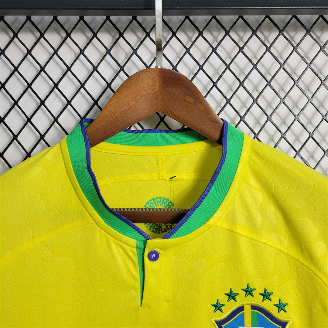 Brazil 2022 Home Long Sleeve Shirt