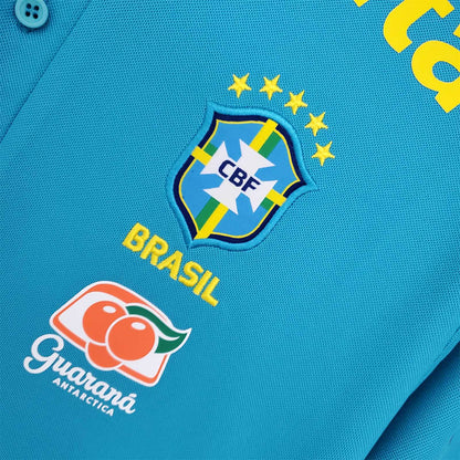 Brazil 2022 Pre Match Shirt Blue