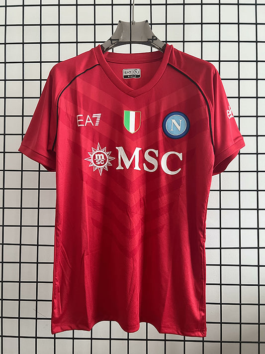 SSC Napoli 23-24 Goalkeeper Shirt Red