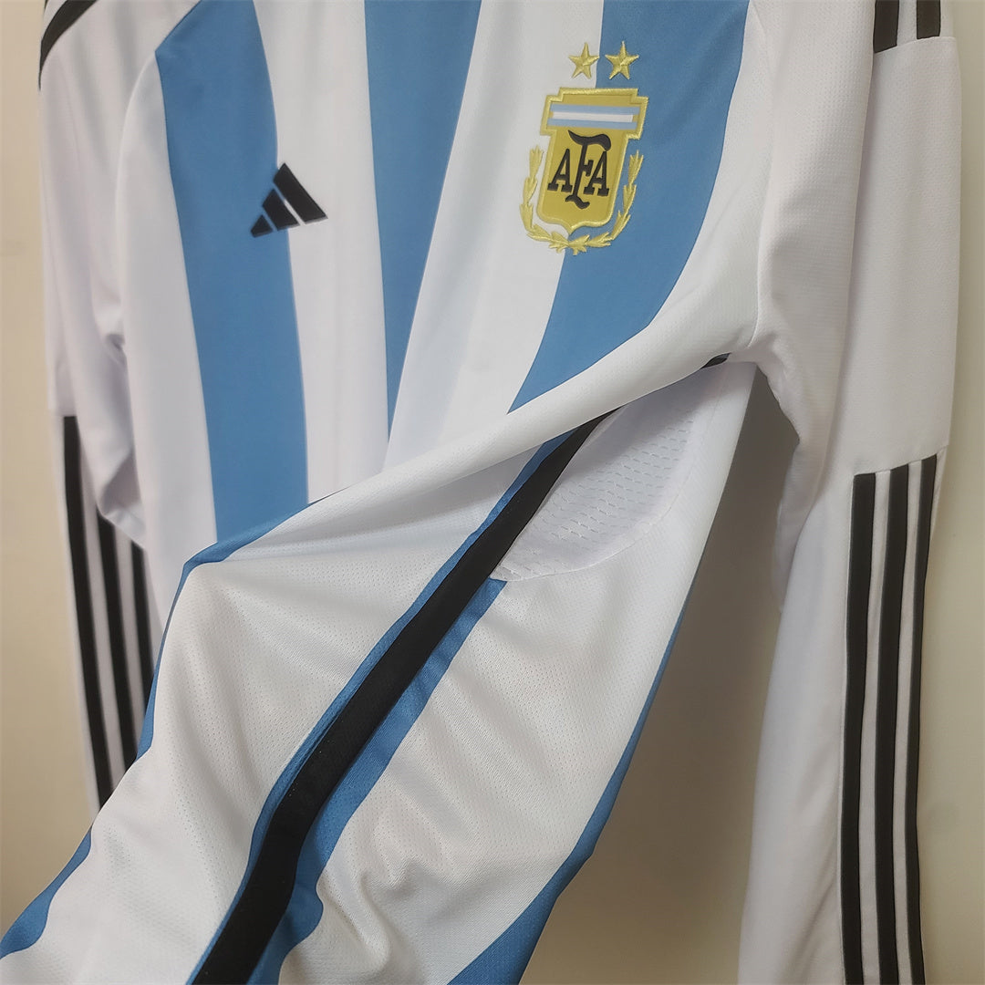 Argentina 2022 Home Long Sleeve Shirt