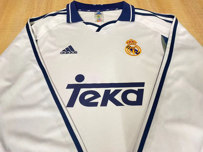 Real Madrid 00-01 Home Long Sleeve Shirt