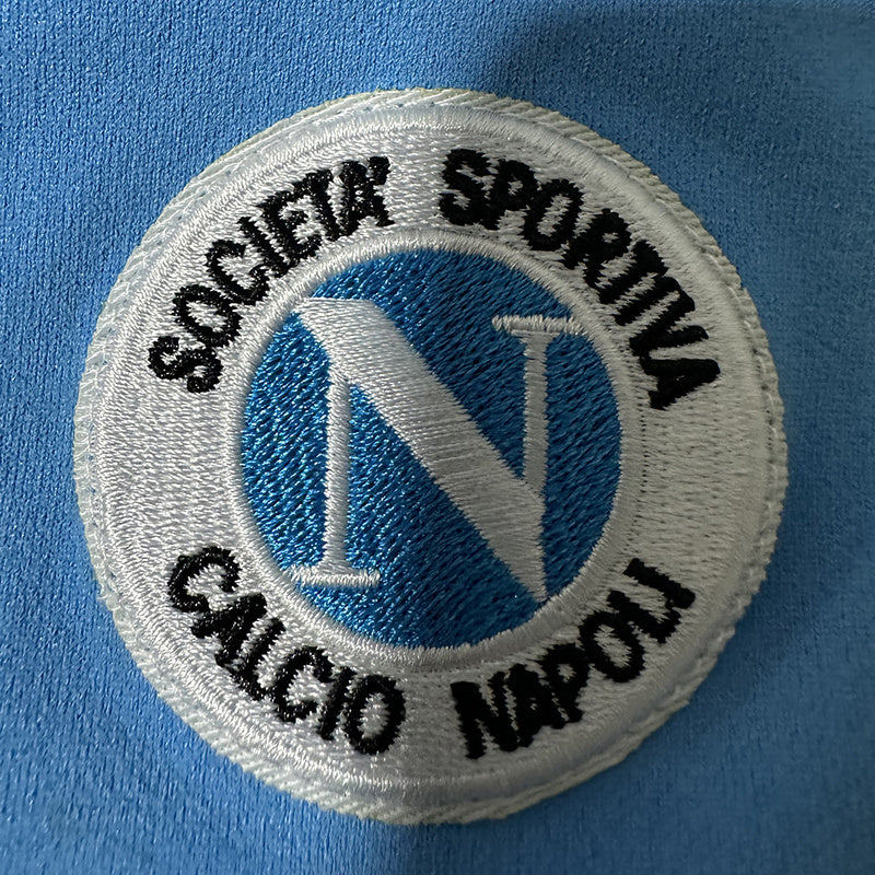 SSC Napoli 85-87 Home Long Sleeve Shirt