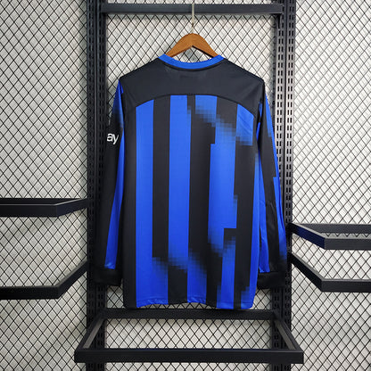 Inter Milan 23-24 Home Long Sleeve Shirt
