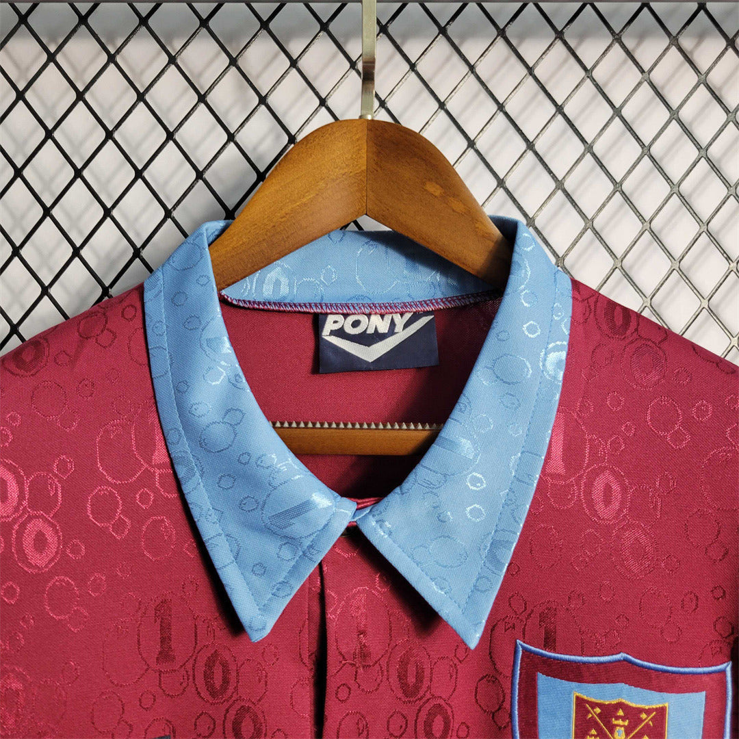 West Ham United 95-97 Home Long Sleeve Shirt