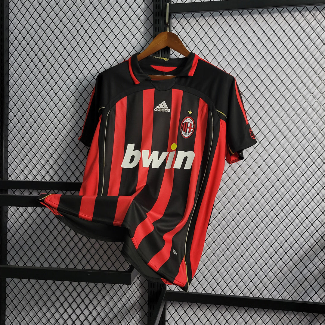 AC Milan 06-07 Home Shirt KAKA ECL Patches