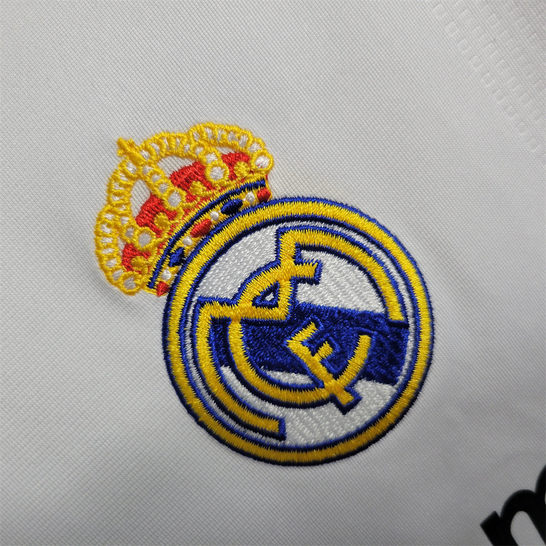 Real Madrid 09-10 Home Long Sleeve Shirt
