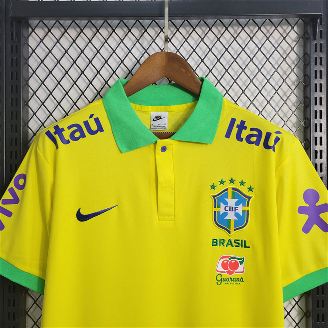 Brazil Polo Shirt Yellow
