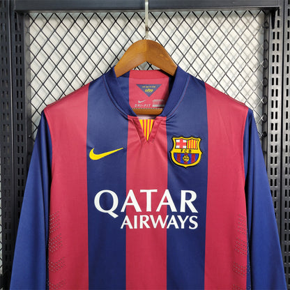 FC Barcelona 14-15 Home Long Sleeve Shirt