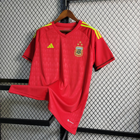 Argentina 2022 Goalkeeper Shirt Red