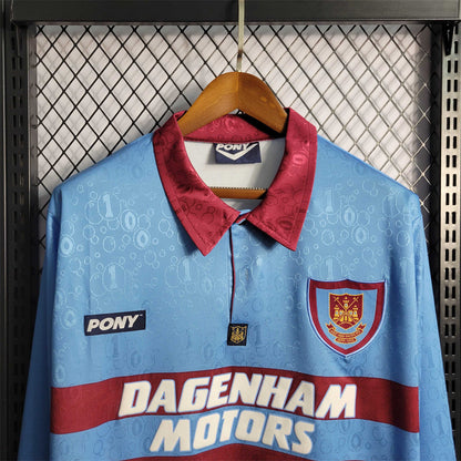 West Ham United 95-96 Away Long Sleeve Shirt