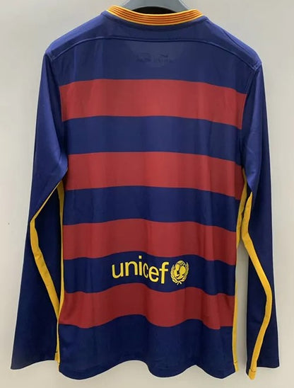 FC Barcelona 15-16 Home Long Sleeve Shirt