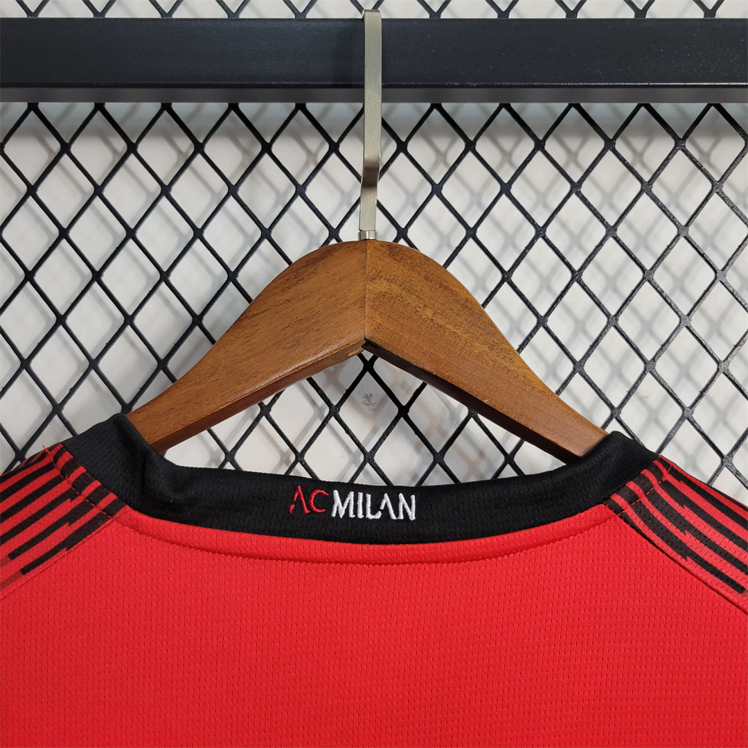 AC Milan 23-24 Home Long Sleeve Shirt