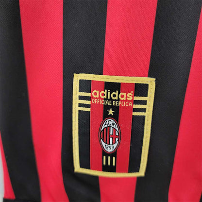 AC Milan 99-00 Home Long Sleeve Shirt