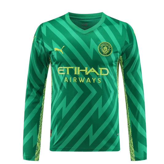 Manchester City 23-24 Goalkeeper Long Sleeve Shirt Green