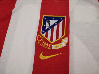 Atletico Madrid 02-03 Home Centenary Shirt