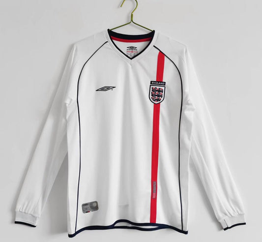 England 2002 Home Long Sleeved Shirt