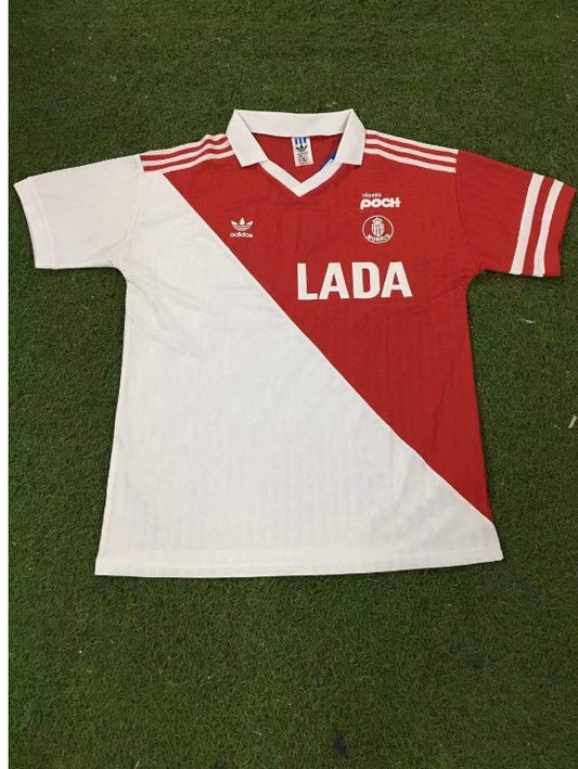 AS Monaco 90-91 Home Shirt