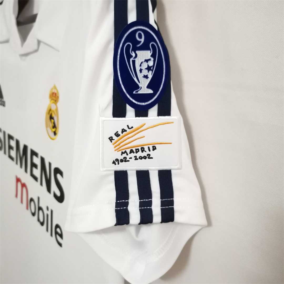 Real Madrid 02-03 Home ECL Patches Shirt