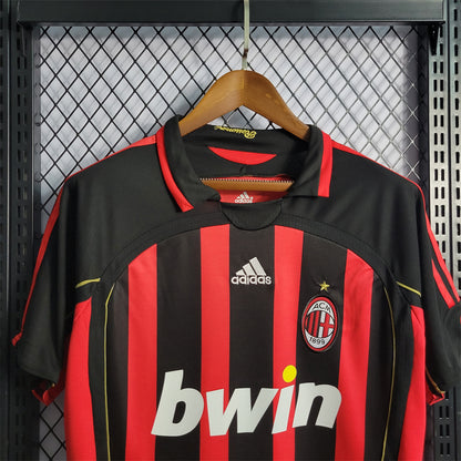 AC Milan 06-07 Home Shirt KAKA ECL Patches