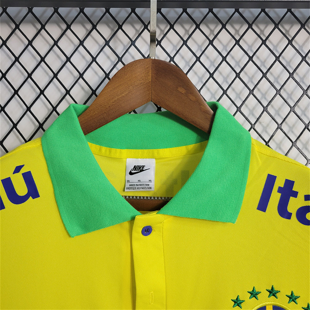 Brazil Polo Shirt Yellow