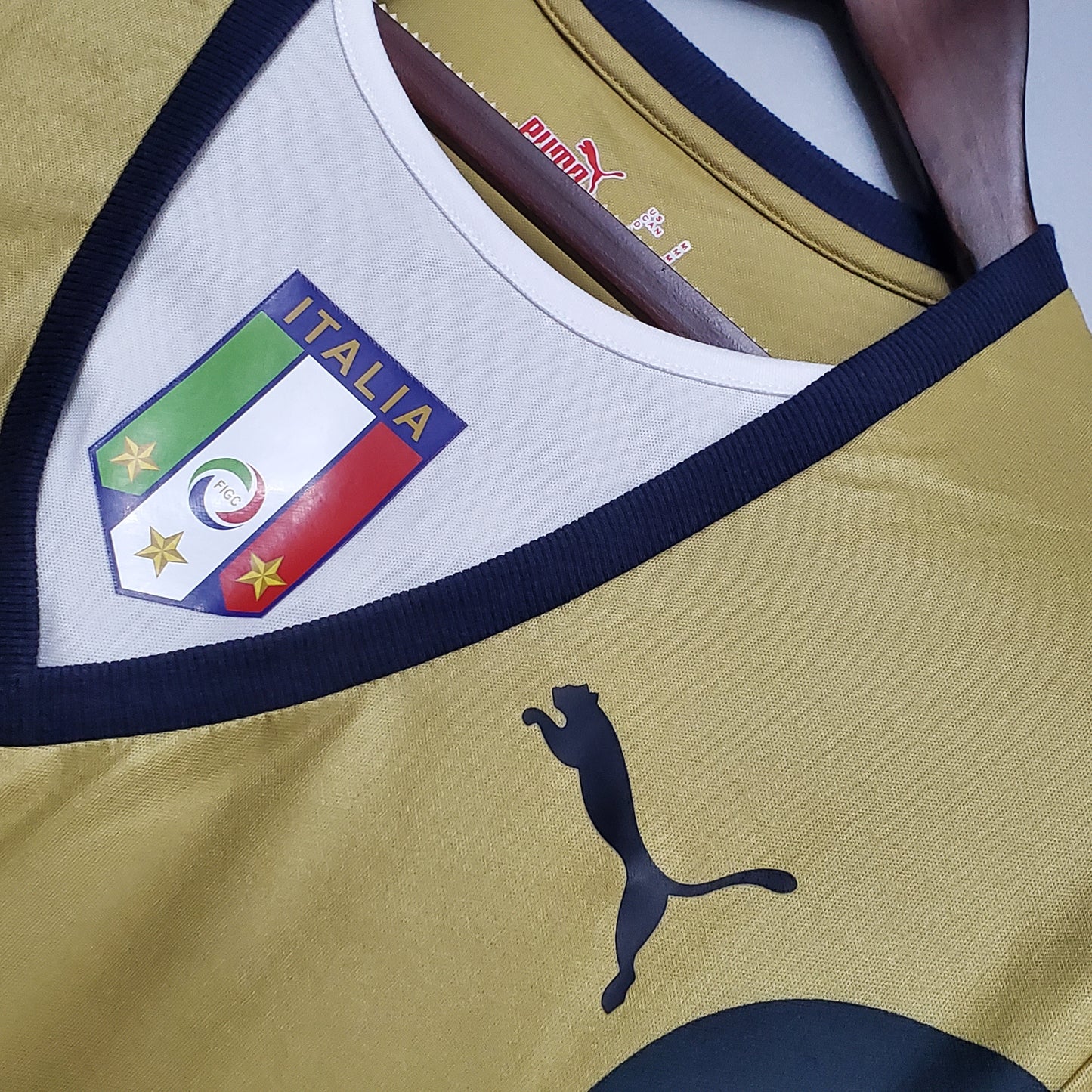 Italy 2006 Goalkeeper Shirt Gold