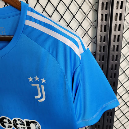 Juventus 23-24 Goalkeeper Shirt Blue