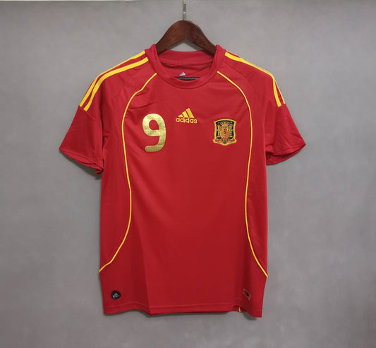Spain 2008 Home Torres Shirt