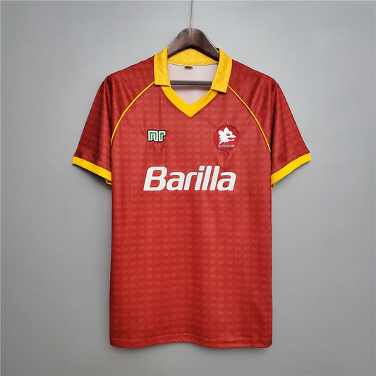 AS Roma 90-91 Home Shirt