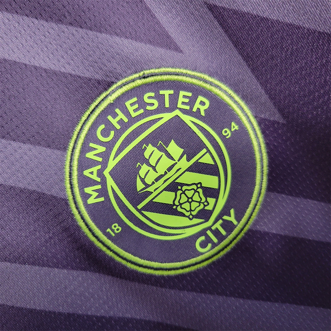 Manchester City 23-24 Goalkeeper Shirt Purple