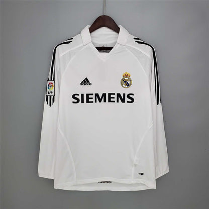 Real Madrid 05-06 Home Long Sleeve Shirt