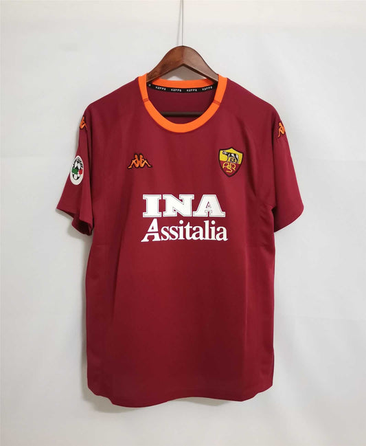 AS Roma 00-01 Home Shirt