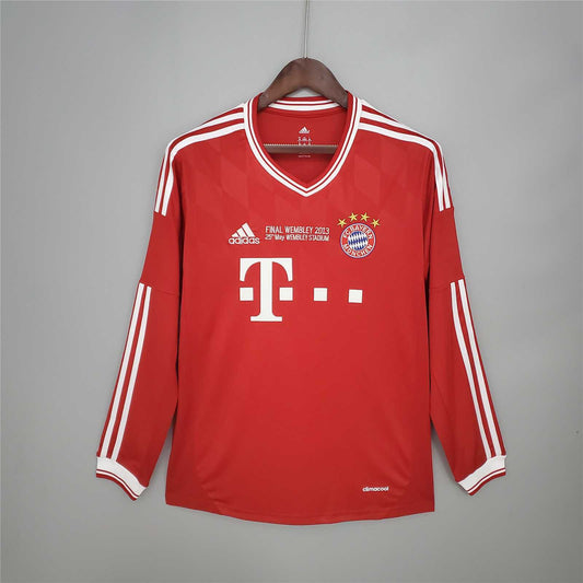 FC Bayern Munich 13-14 Home Long Sleeve Shirt