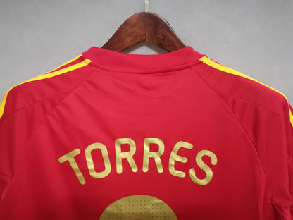 Spain 2008 Home Torres Shirt