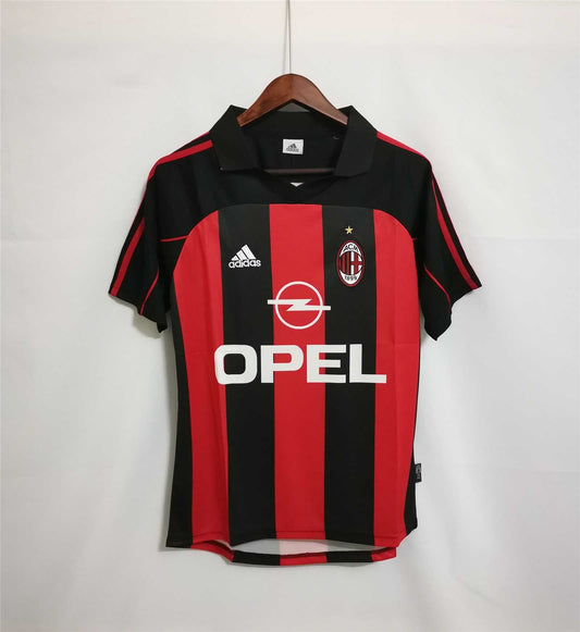 AC Milan 00-02 Home Football Shirt Front