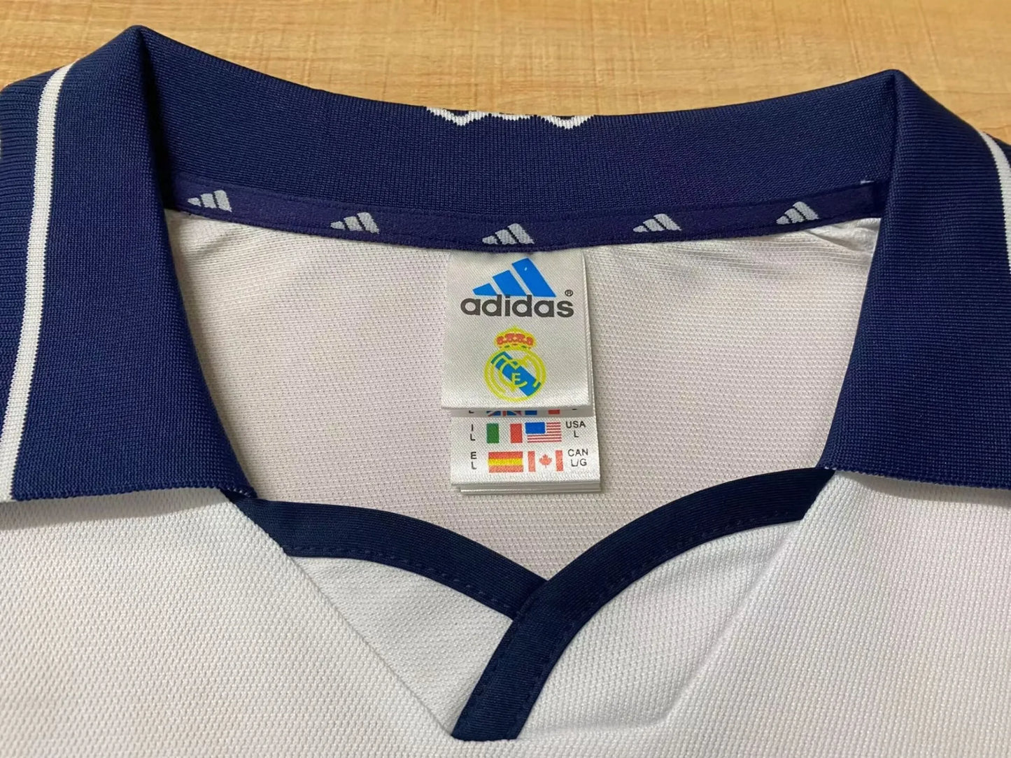 Real Madrid 00-01 Home Long Sleeve Shirt