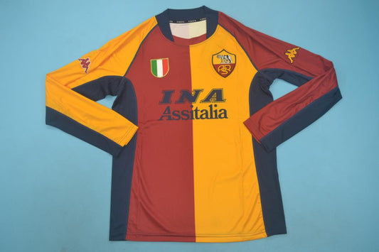 AS Roma 01-02 European Long Sleeve Shirt