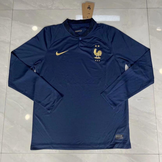 France 2022 Home Long Sleeve Shirt