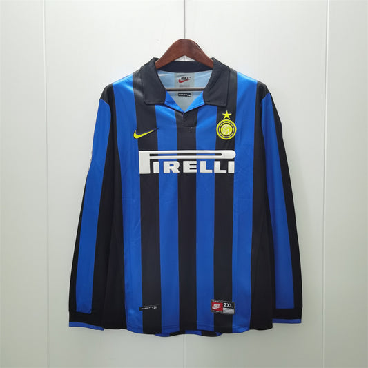 Inter Milan 98-99 Home Long Sleeve Shirt