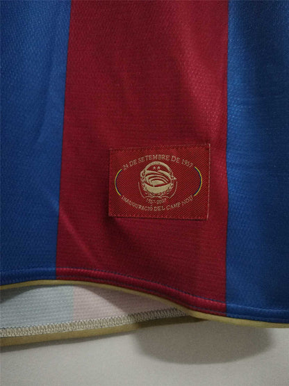FC Barcelona 07-08 Home Long Sleeve Shirt