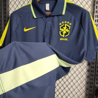 Brazil Polo Shirt Royal Blue