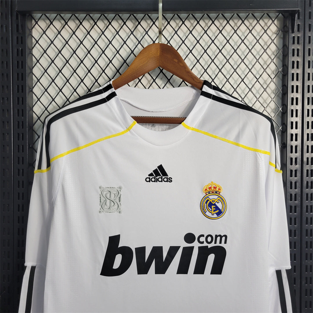 Real Madrid 09-10 Home Long Sleeve Shirt