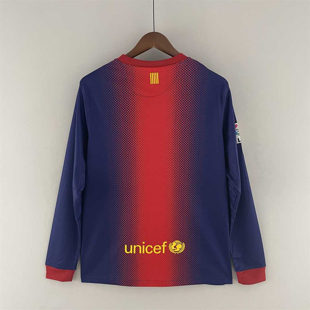FC Barcelona 12-13 Home Long Sleeve Shirt