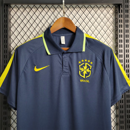 Brazil Polo Shirt Royal Blue
