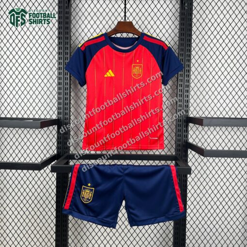 2026 Spain Home World Cup Football Shirt Kids Size