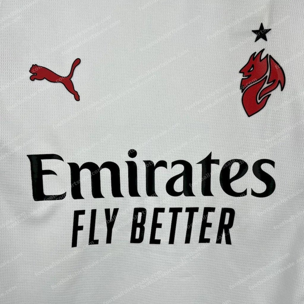 2025/2026 AC Milan Away Football Shirt - Detail 2