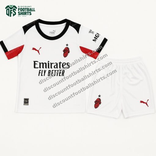 2025/2026 AC Milan Away Football Shirt Kids Size